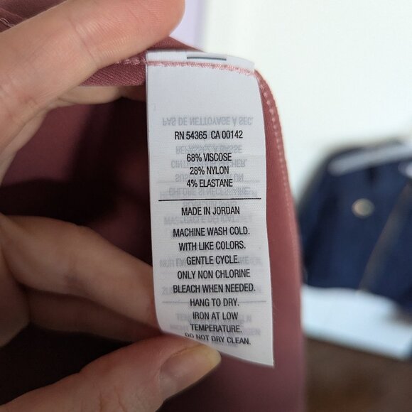 Nygard Light Pink Faux Suede Belted Coat, Size S - Picture 9 of 10